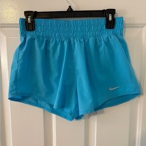 Nike Women's small Blue Athletic Shorts liner high waist